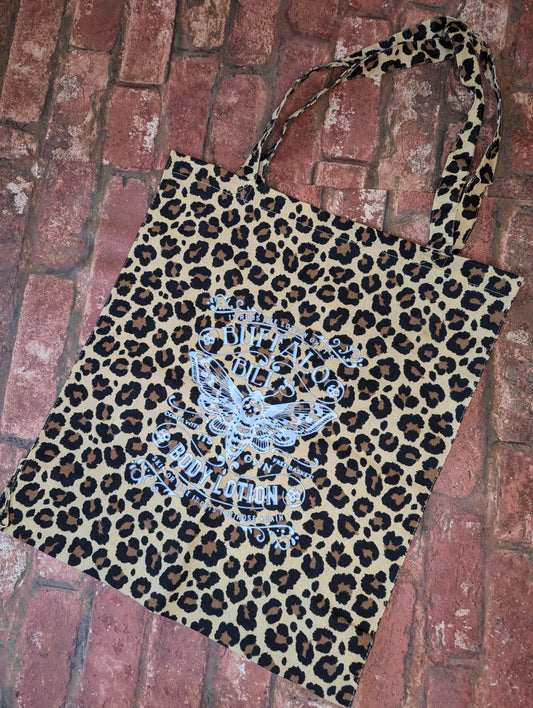 Canvas Animal Print Buffalo Bills Tote Bag