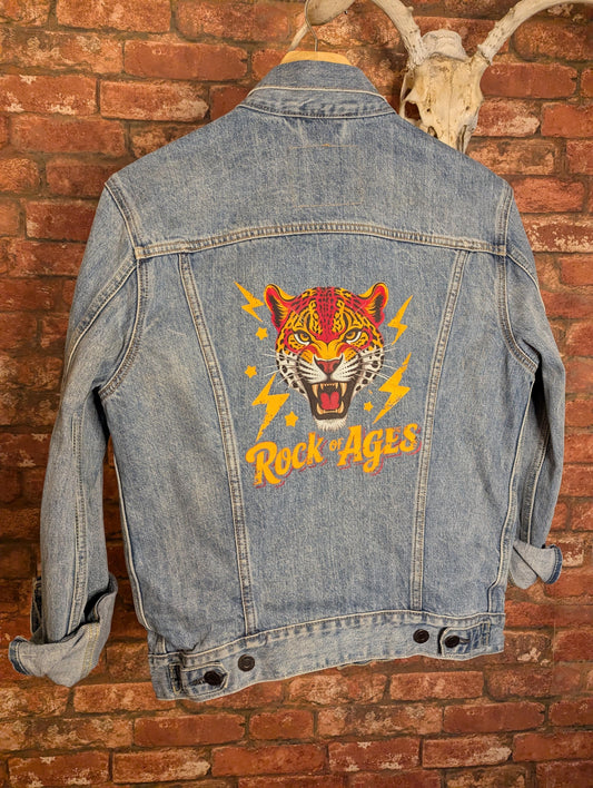 Upcycled Levi 'Rock' Denim Jacket