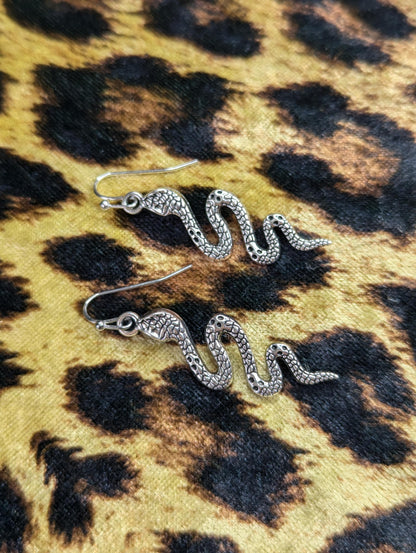 Snake Drop Earrings